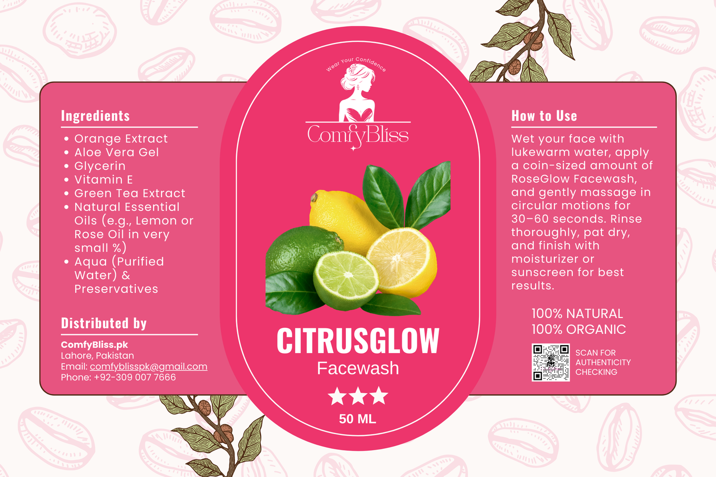CitrusGlow Facewash – Refresh, Brighten & Revitalize Your Skin