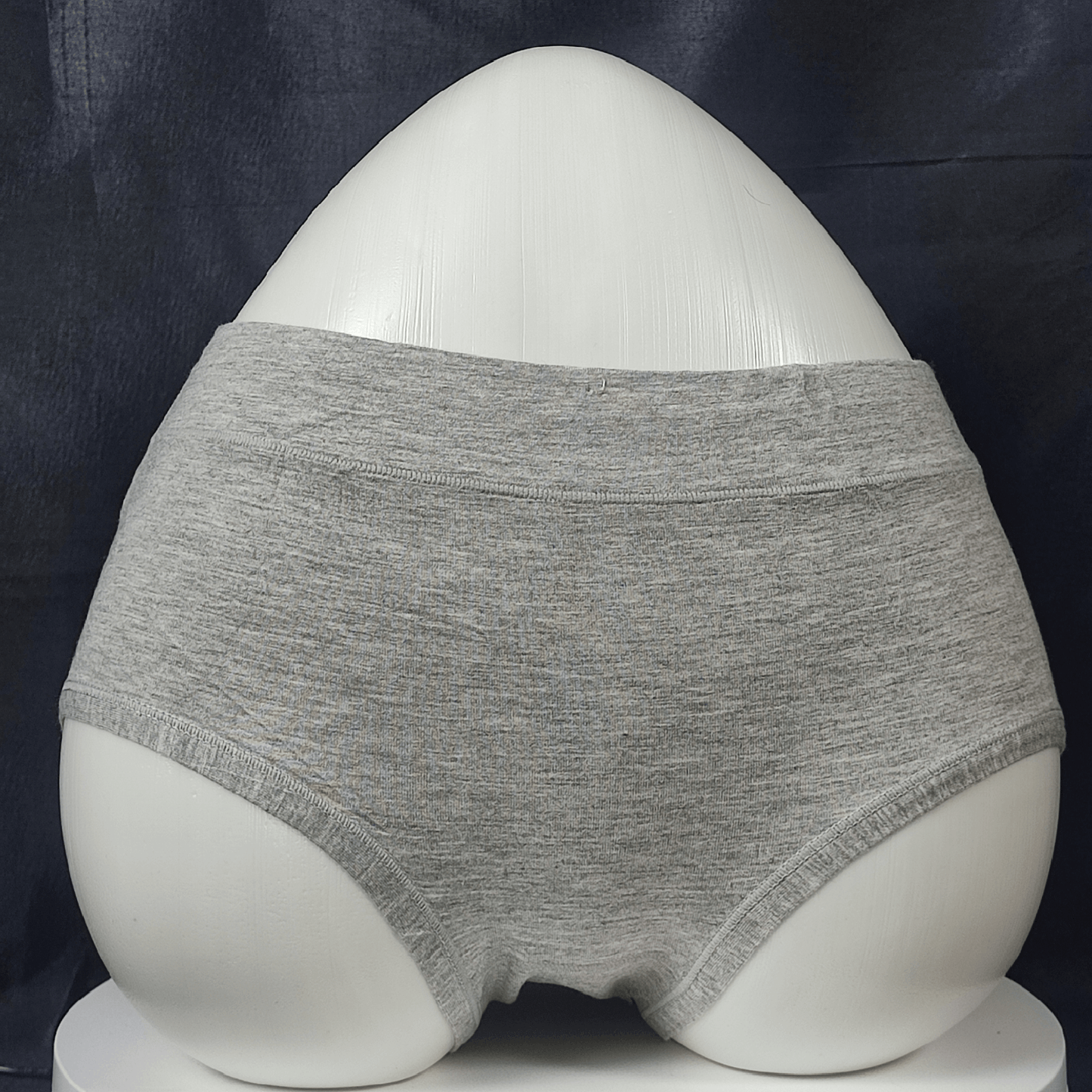 Comfy Period Panties | Color: Charcoal Grey | Size: L | Fabric: Cotton