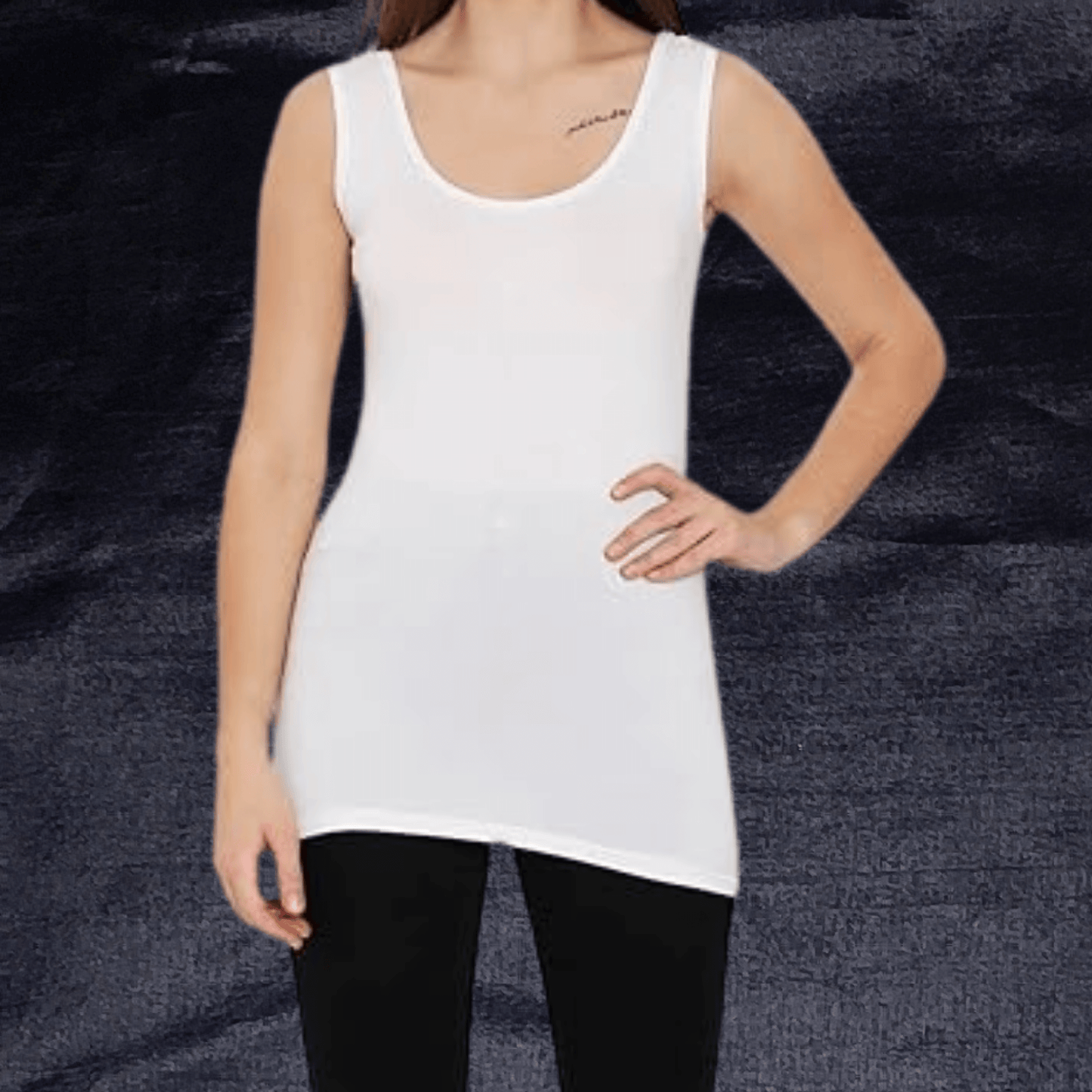 FlexFit Camisole - Non Padded | Color: White | Size: Free | Fabric: Lycra