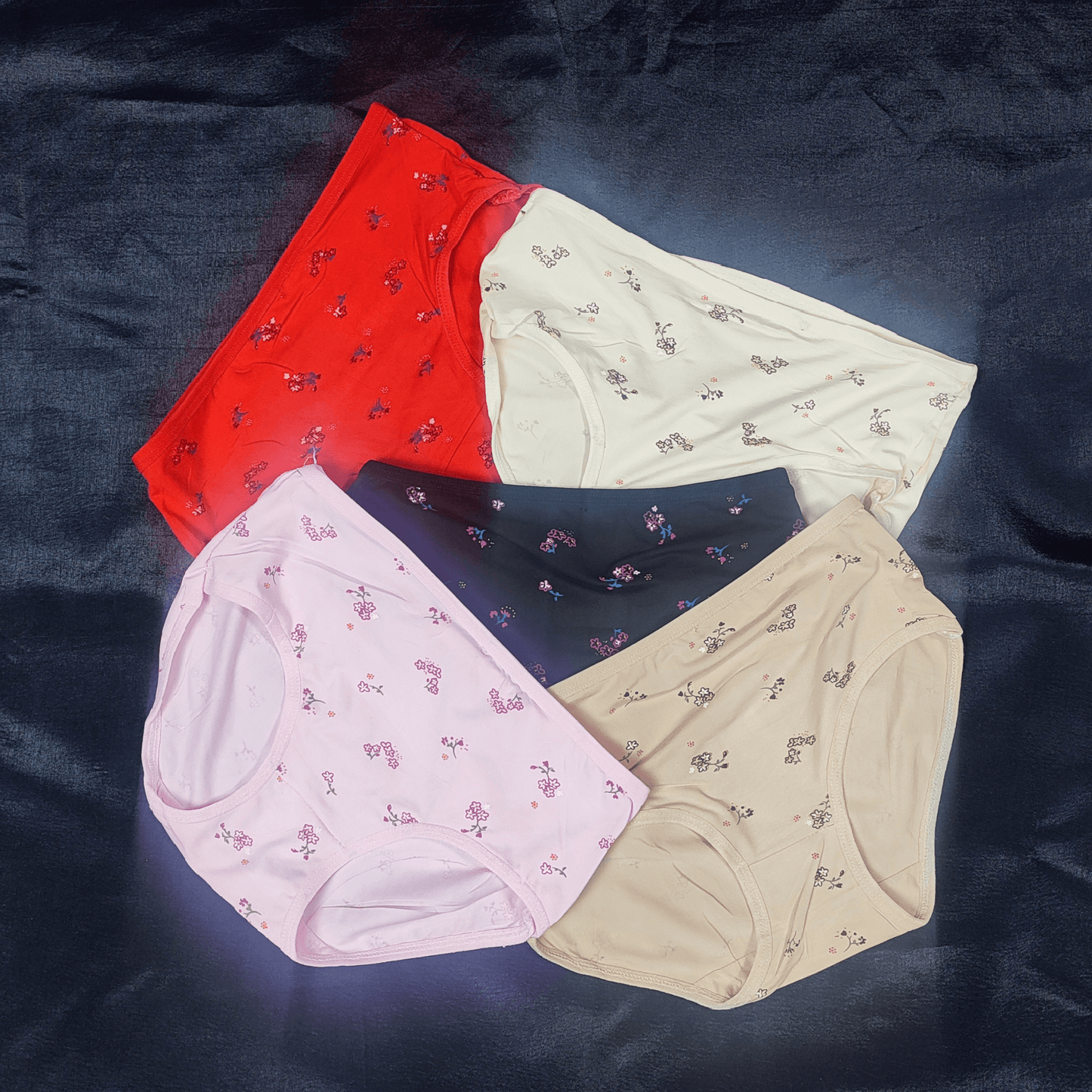 Pack of 5 Floral Bliss Panties - Preteen (Random Colors)