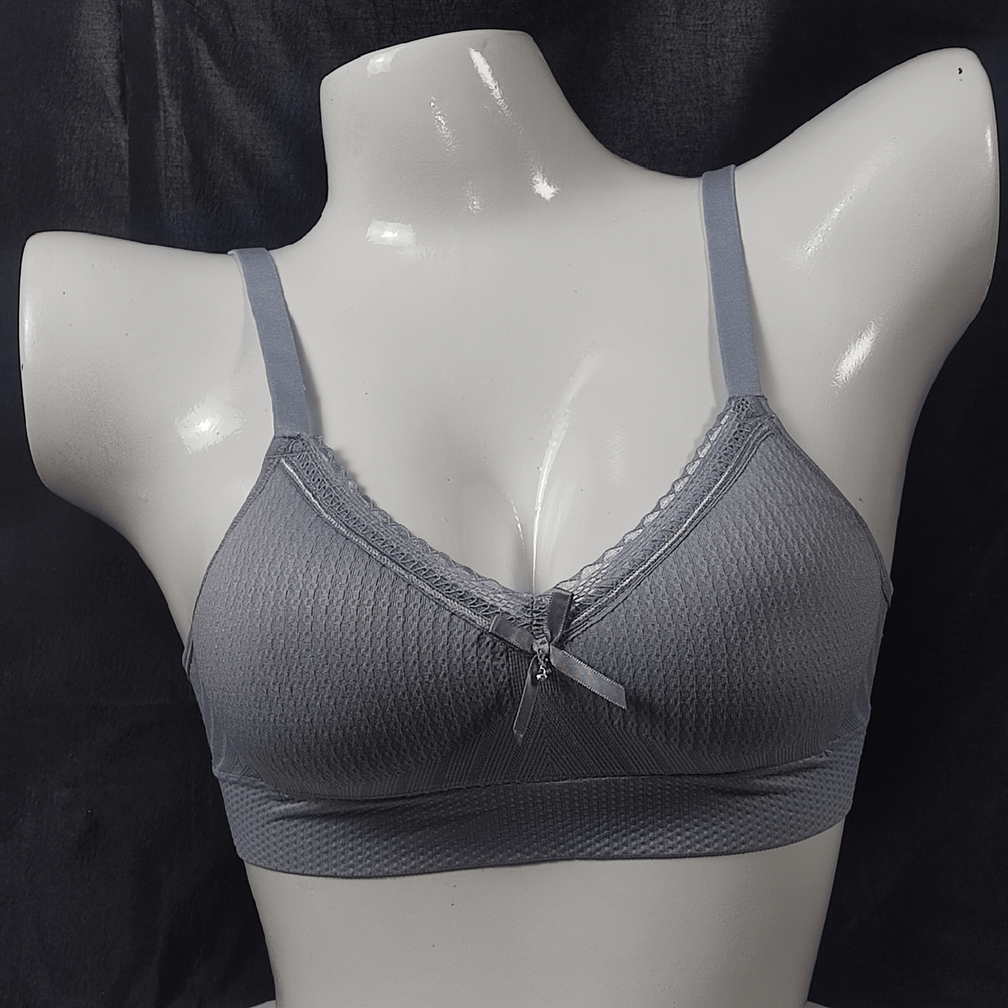 Soft Bliss Light Foam Bra | Color: Charcoal Grey | Size: S |