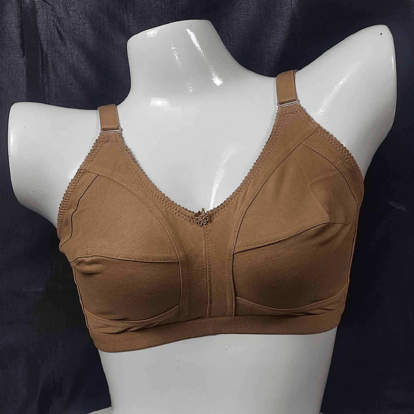 SoftEase Hosiery Bra | Color: Brown | Size: 32 |