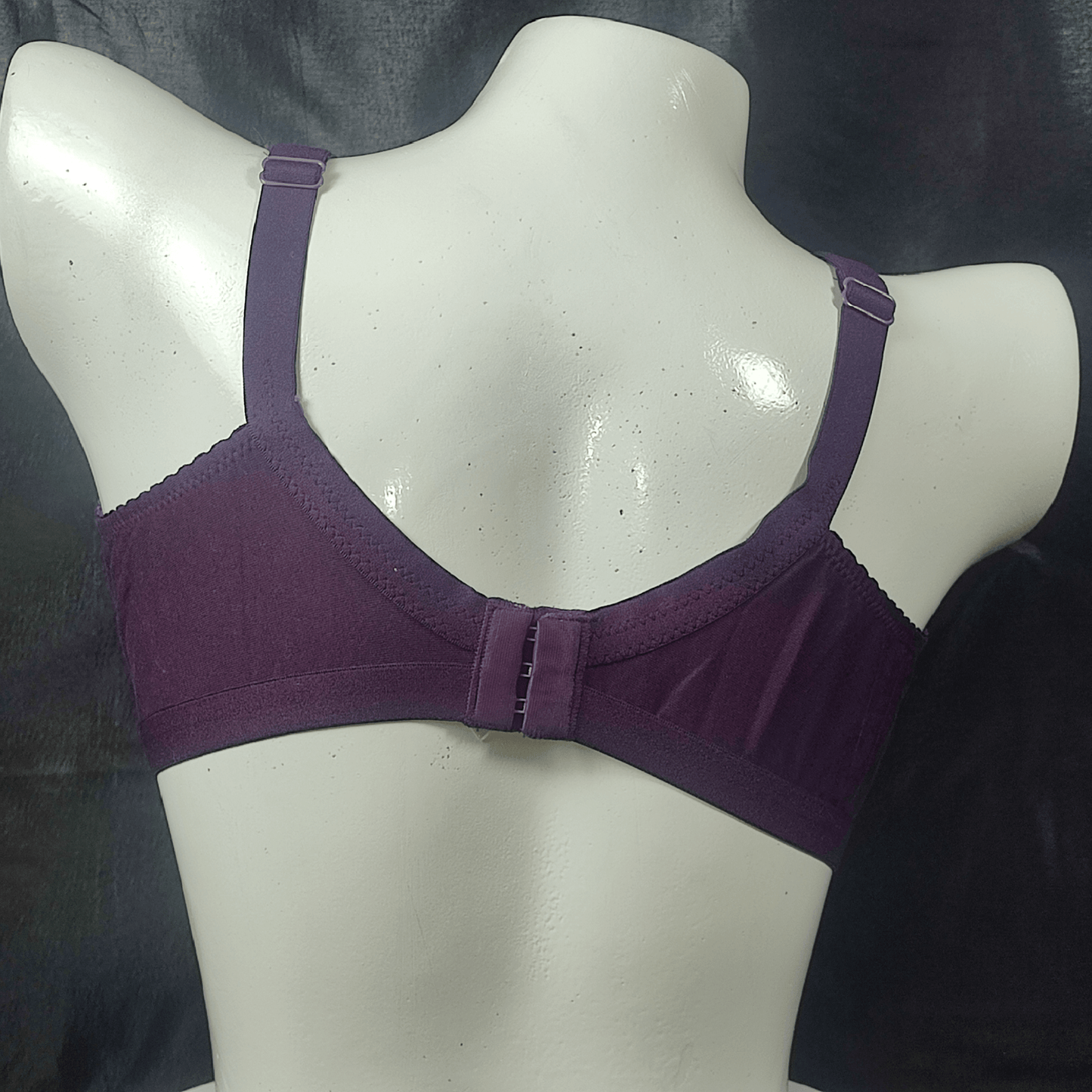 SoftEase Hosiery Bra | Color: Purple | Size: 32 |