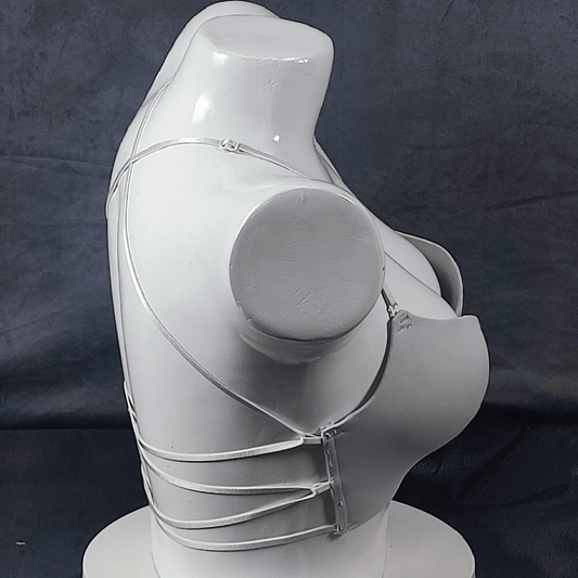 Bold Breeze Front - Open Bra (White) - Bra - ComfyBliss