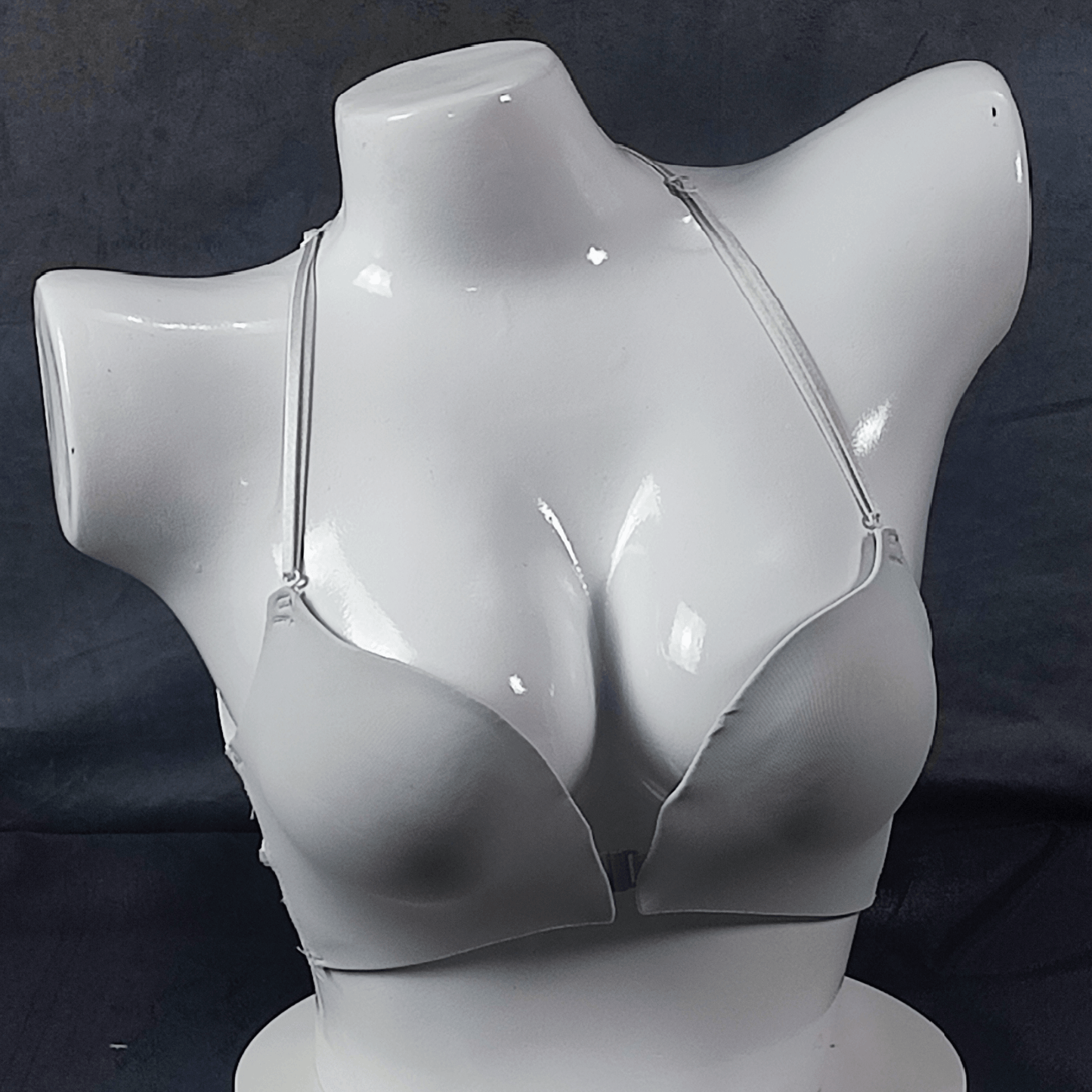 Bold Breeze Front - Open Bra (White) - Bra - ComfyBliss