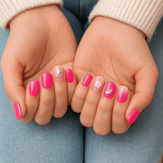 Celestial Kiss – Press - On Nail Set - Accessories - ComfyBliss