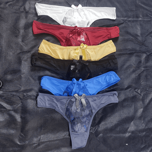 CharmLuxe Panties (Golden Beige) - Bikini Panties - ComfyBliss