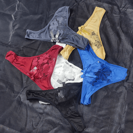 CharmLuxe Panties (Golden Beige) - Bikini Panties - ComfyBliss