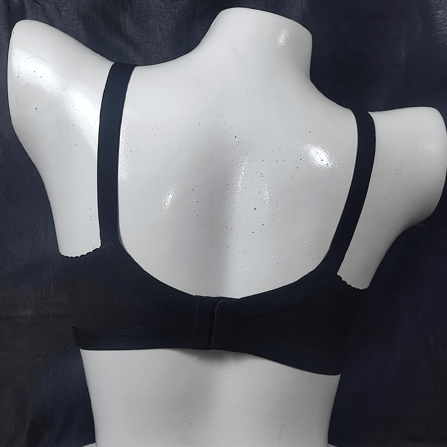 Cotton Bliss Embroidered Bra (Dark Night) - Bra - ComfyBliss