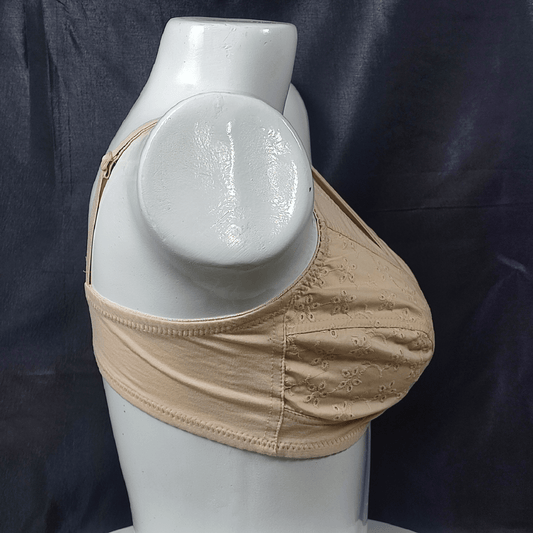 Embroidered Comfort Bra (Rosé Dust) - Bra - ComfyBliss