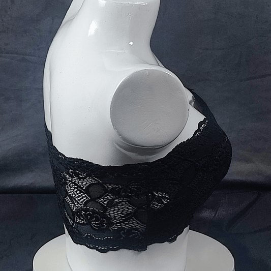 Ethereal Bloom Strapless Bra (Satin Rose) - Bra - ComfyBliss