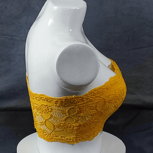 Ethereal Bloom Strapless Bra (Soft Coral) - Bra - ComfyBliss