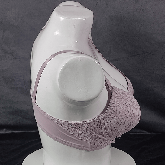 Floral Elegance Padded Bra (Blush Desire) - Bra - ComfyBliss