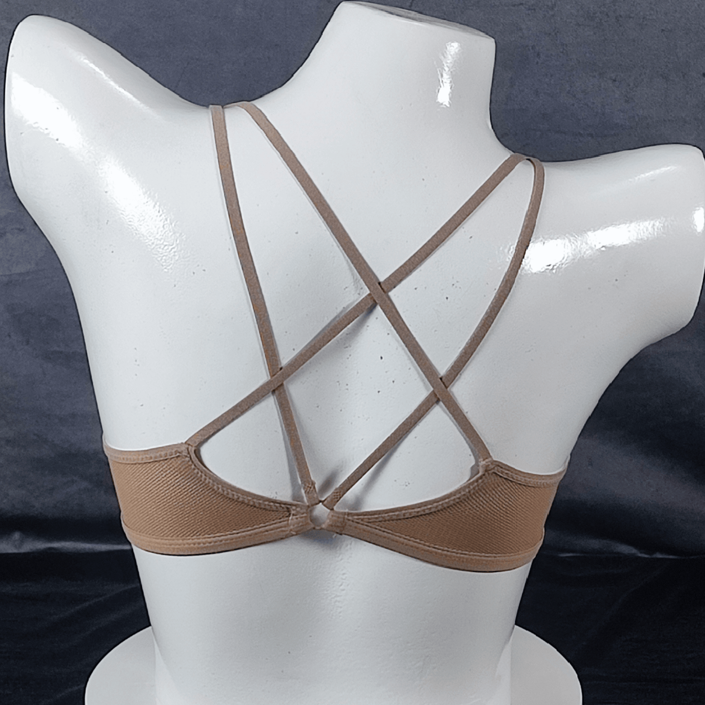 Front - Open Padded Bra (Mocha Desire) - Bra - ComfyBliss