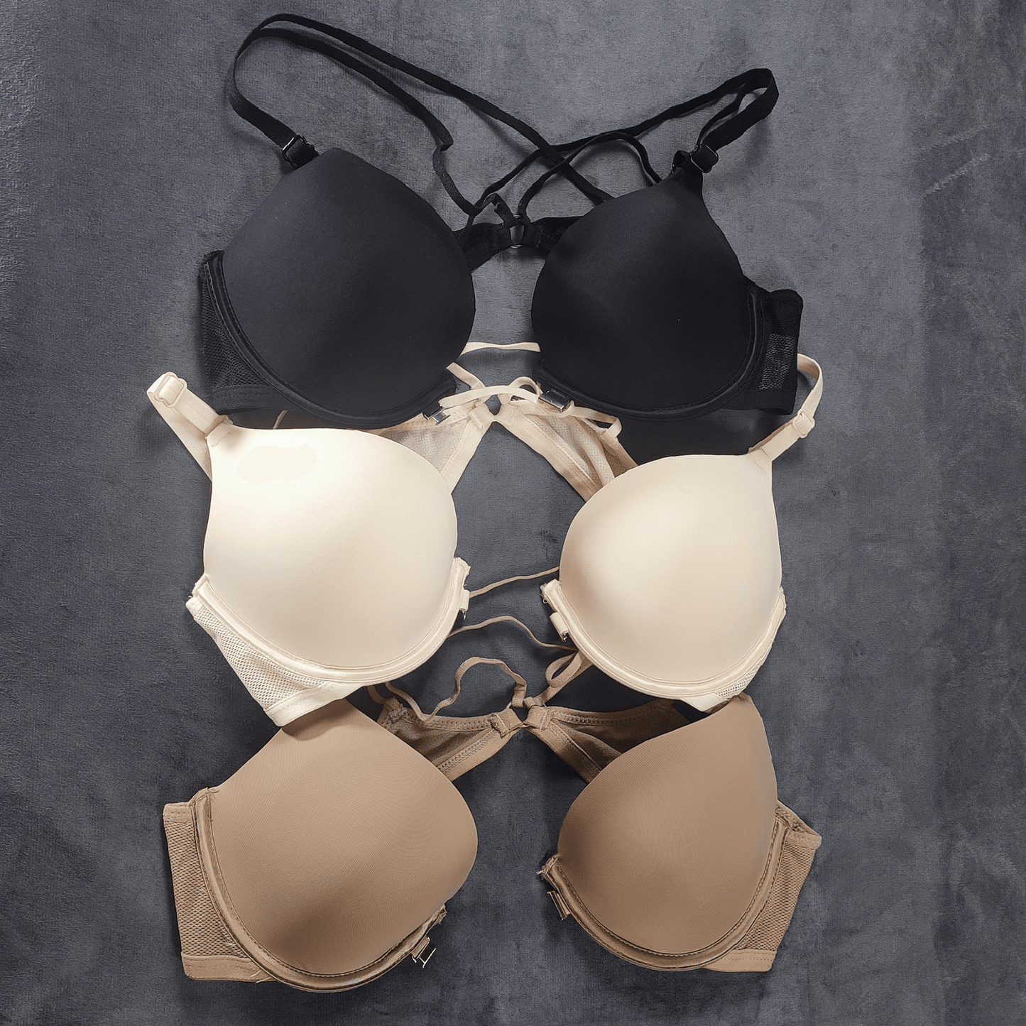 Front - Open Padded Bra (Rose Dust) - Bra - ComfyBliss