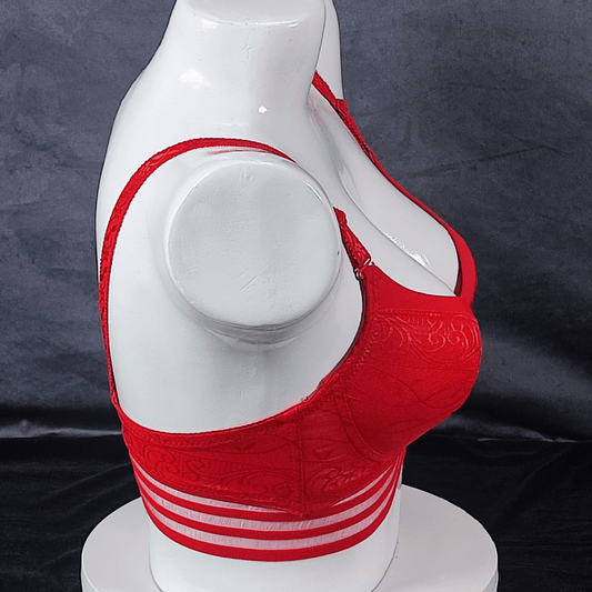 GlowEdge Bra (Crimson Heat) - Bra - ComfyBliss