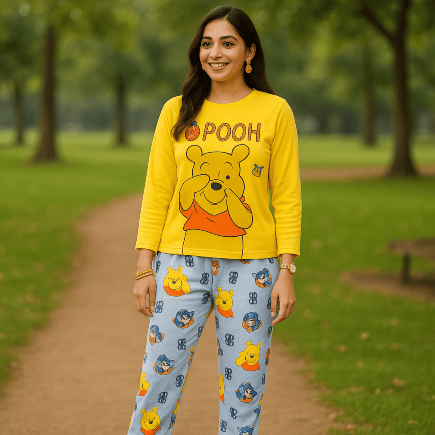 Honey Hug Pajama Set - Nighties - ComfyBliss