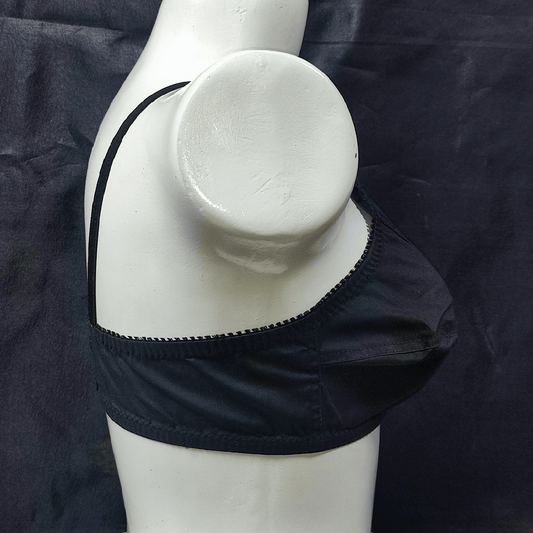 Light Lawn Cotton Bra (Midnight Temptation) - Bra - ComfyBliss