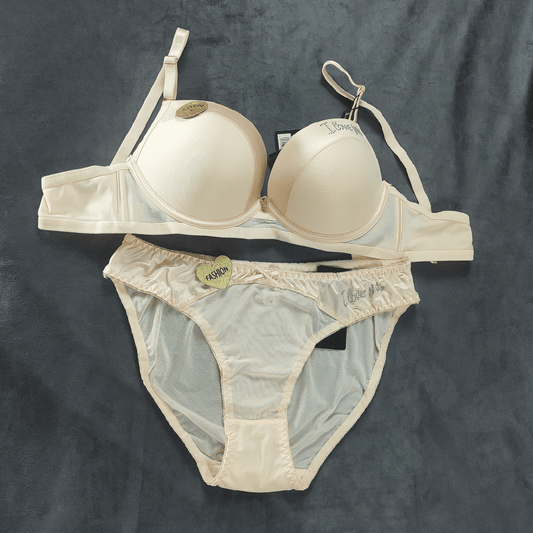 LoveWhisper Set (Bare Temptation) - Bra - ComfyBliss