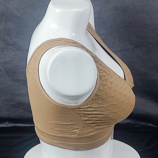 PowerFit Wireless Bra (Core Crunch Brown) - Bra - ComfyBliss