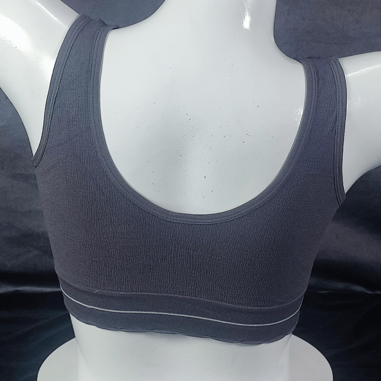 PowerFit Wireless Bra (Deadlift Grey) - Bra - ComfyBliss