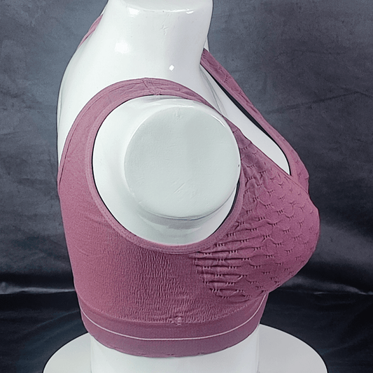 PowerFit Wireless Bra (Stretch Lavender) - Bra - ComfyBliss