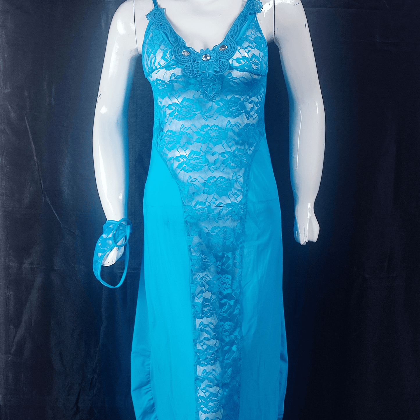 Scarlet Symphony Nightdress - Nightgowns - ComfyBliss