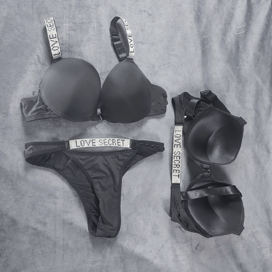 SecretFlare Set (Black Widow) - Bra - ComfyBliss