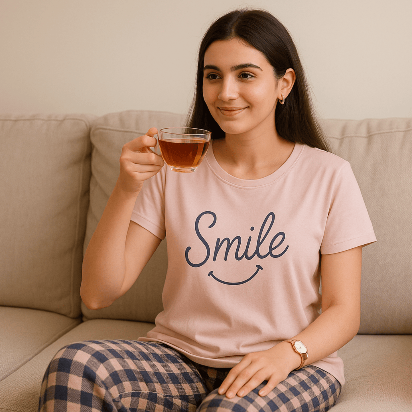 Smile Pajama Suit - Nighties - ComfyBliss