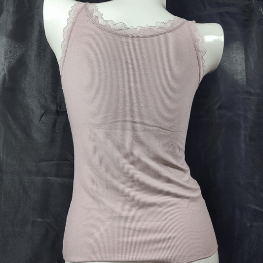 Soft Lace Camisole - Padded - Removeable (Fatal Bloom) - Camisoles & Shorts - ComfyBliss