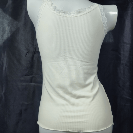 Soft Lace Camisole - Padded - Removeable (Savage Pearl) - Camisoles & Shorts - ComfyBliss