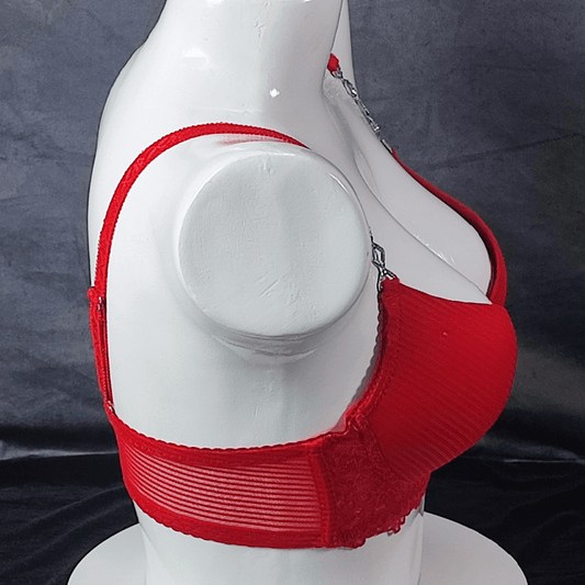 Soft & Sleek Padded Bra (Bloodlust Crimson) - Bra - ComfyBliss