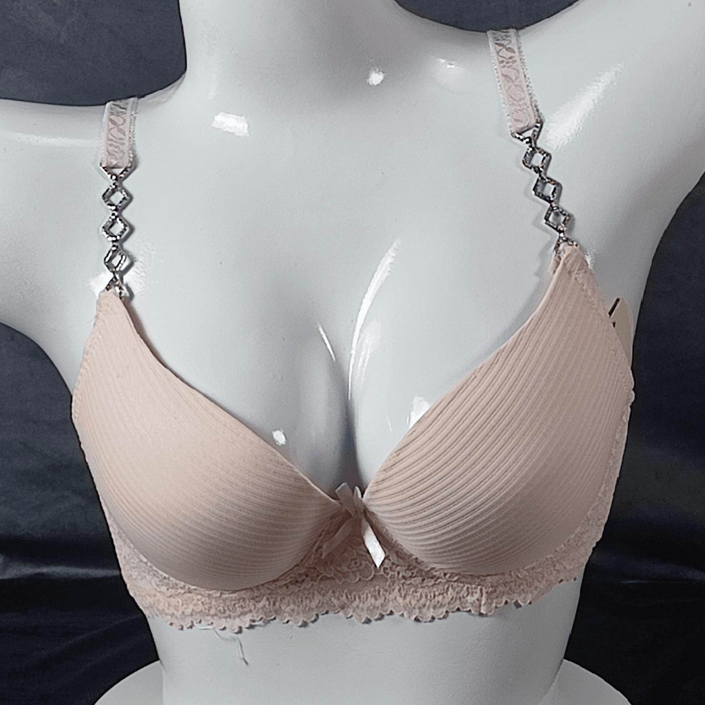 Soft & Sleek Padded Bra (Venom Blush) - Bra - ComfyBliss