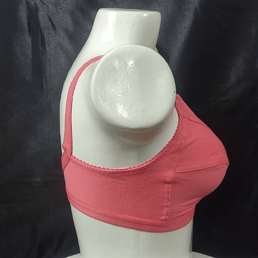 SoftEase Hosiery Bra (Pink Obsession) - Bra - ComfyBliss