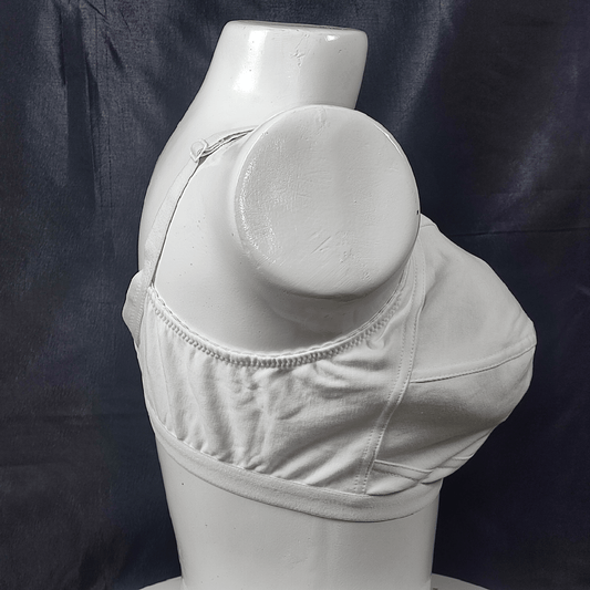 SoftEase Hosiery Bra (White Desire) - Bra - ComfyBliss