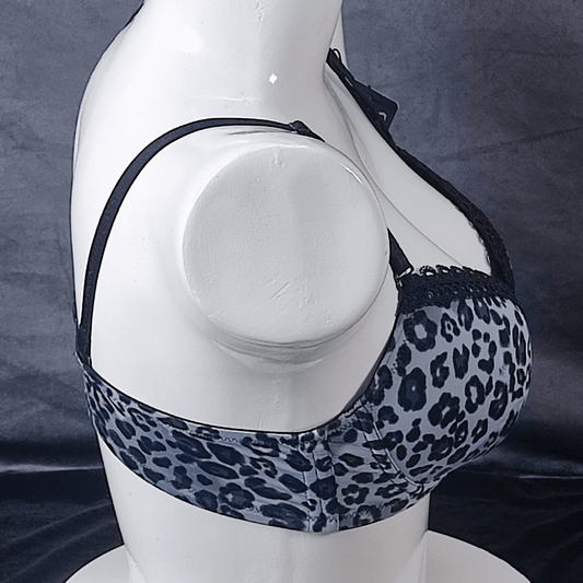 Wild Whisper Padded Bra (Charcoal Desire) - Bra - ComfyBliss