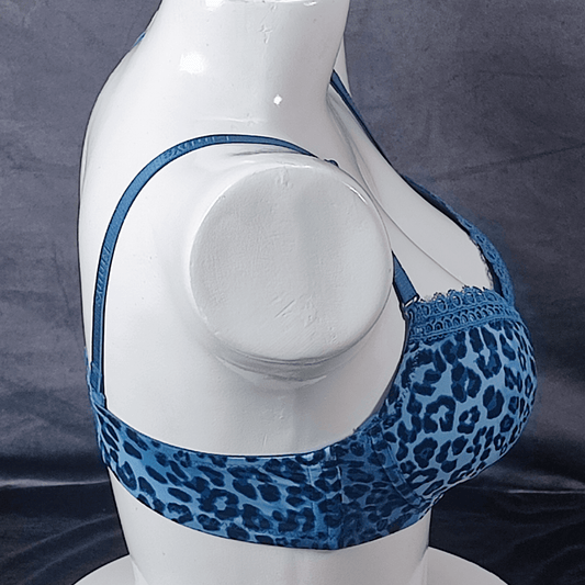 Wild Whisper Padded Bra (Midnight Blue) - Bra - ComfyBliss