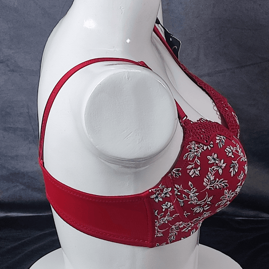 Wild Whisper Padded Bra (Scarlet Flame) - Bra - ComfyBliss