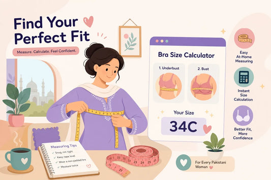 How to use a bra size chart calculator at home: measuring tips for Pakistani women
