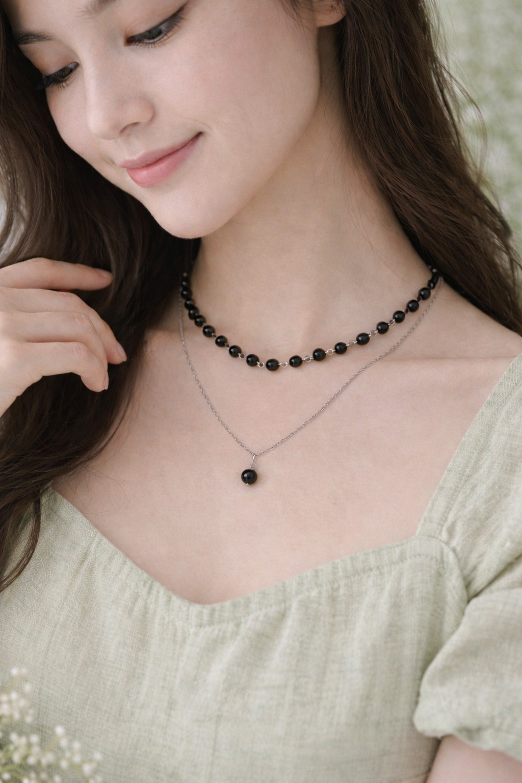 Classic Pearl Drop Necklace for Women