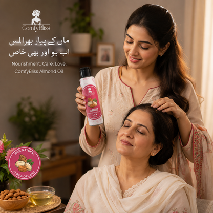 Almond Natural Organic Oil – Pure Nourishment for Stronger, Healthier Hair