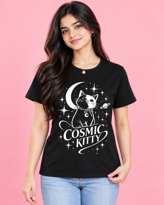 COSMIC KITTY Women's T-Shirt
