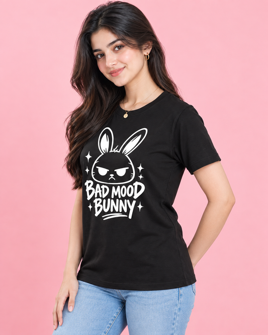 BAD MOOD BUNNY Women's T-Shirt