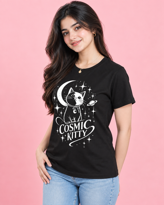 COSMIC KITTY Women's T-Shirt