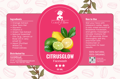 CitrusGlow Facewash – Refresh, Brighten & Revitalize Your Skin