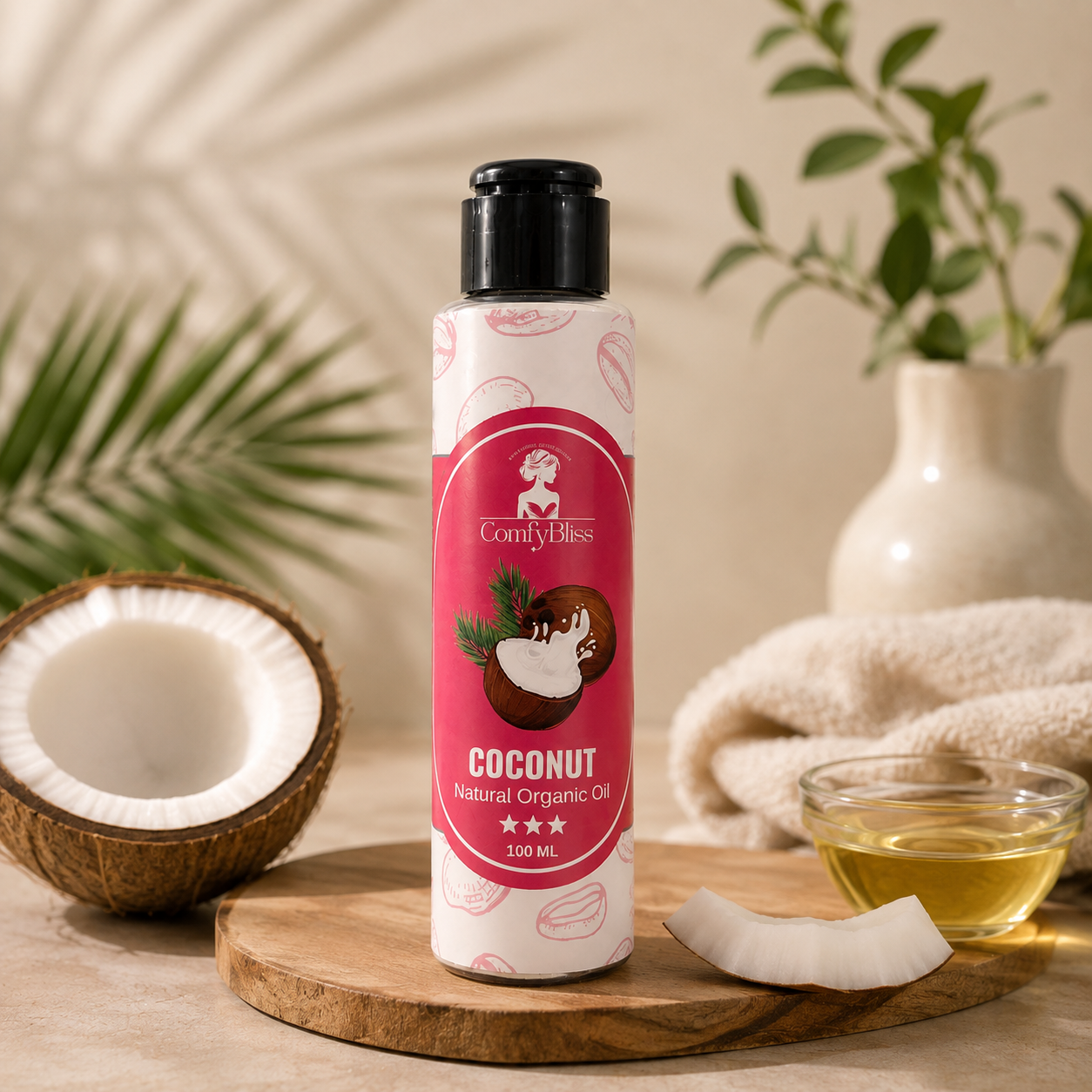 Coconut Natural Organic Oil – Deep Nourishment for Stronger, Healthier Hair