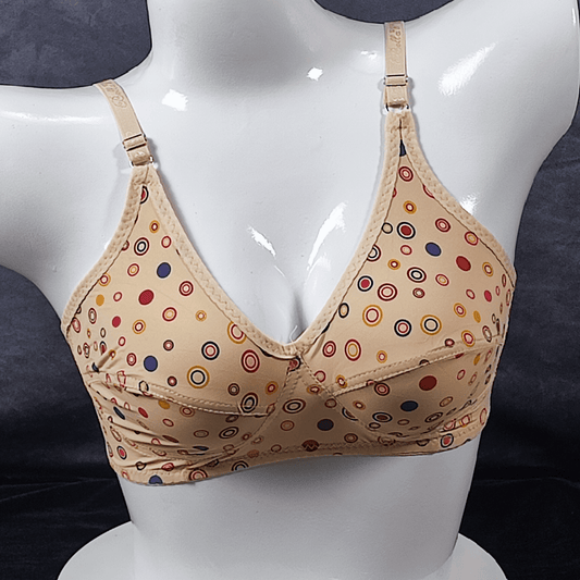 DotBloom Comfort Bra | Color: Nude Beige | Size: 32 | Fabric: Malaai
