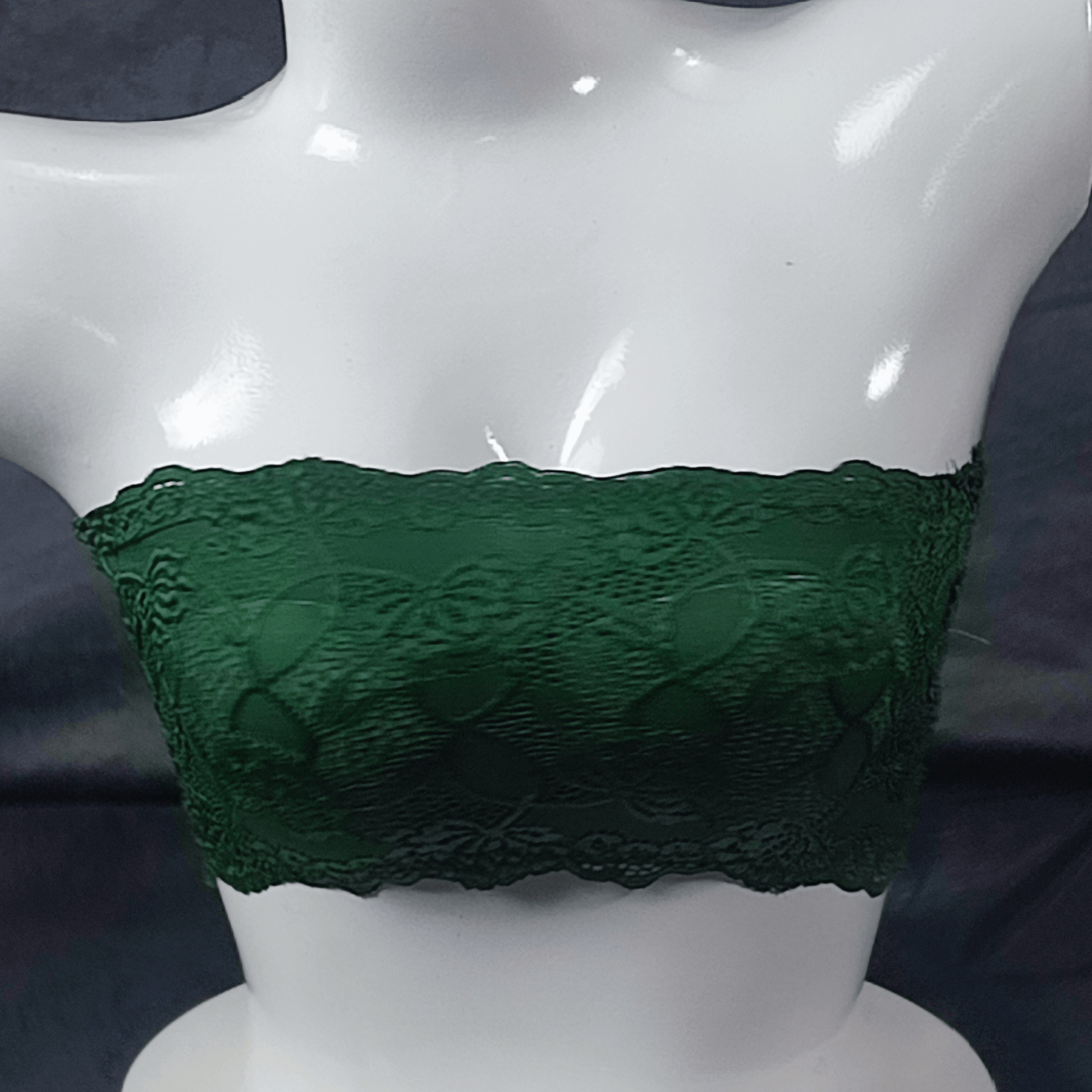 Ethereal Bloom Strapless Bra | Color: Emerald Green | Size: S/M | Bra style: Strapless