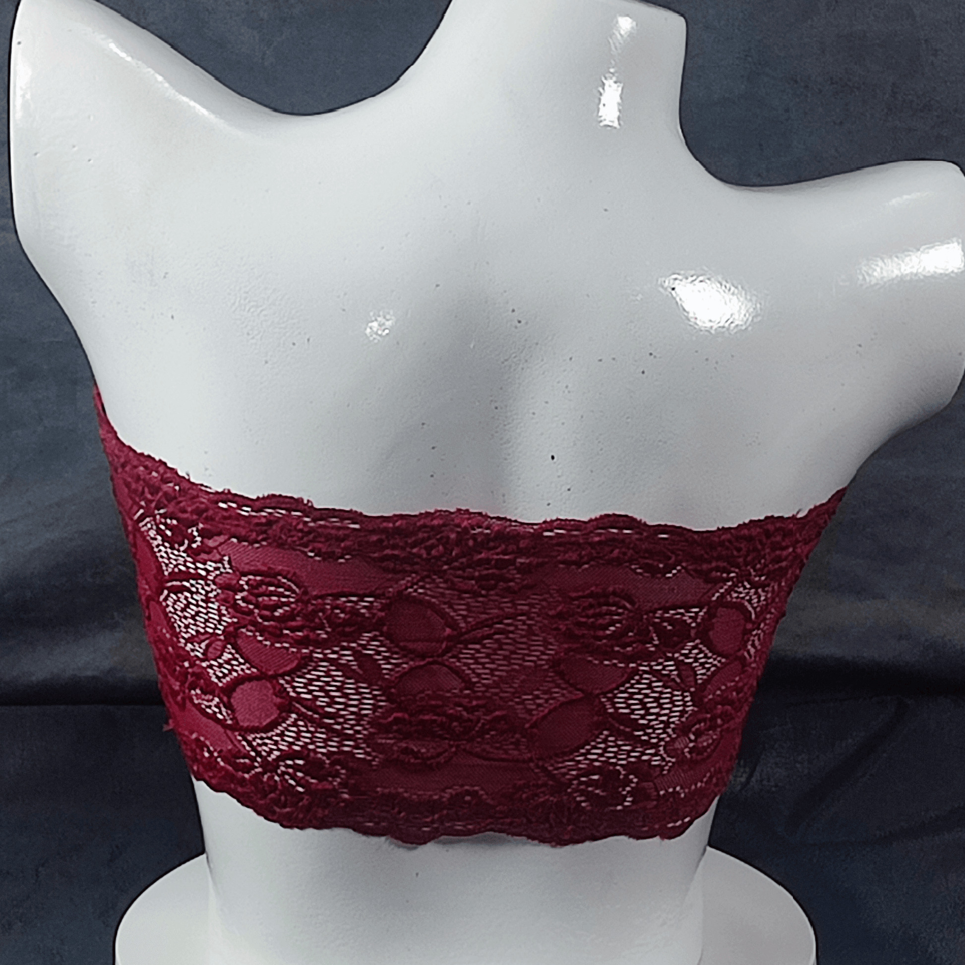 Ethereal Bloom Strapless Bra | Color: Black | Size: S/M | Bra style: Strapless