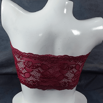 Ethereal Bloom Strapless Bra | Color: Black | Size: S/M | Bra style: Strapless